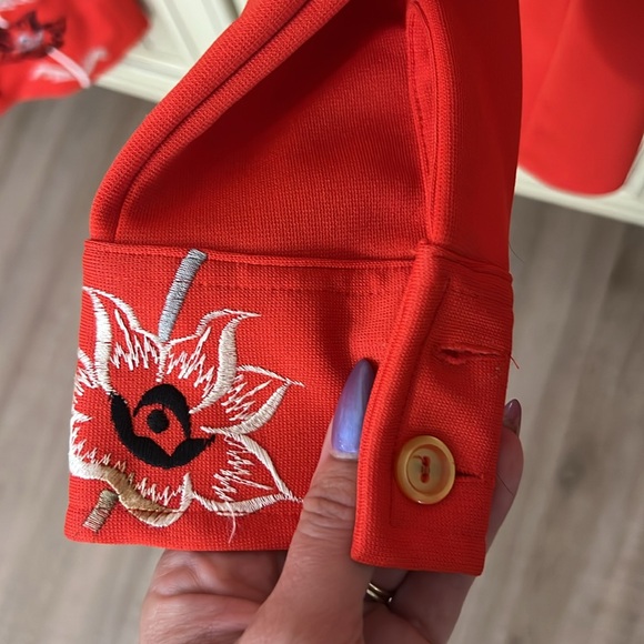 Vintage Polyester embroidered suit - Picture 10 of 12